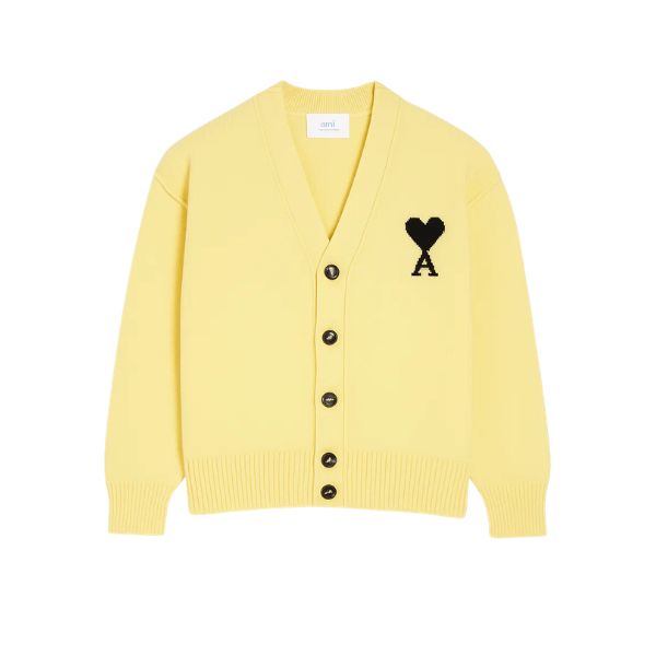 AMI Paris Spring Wool Cardigan AMI Paris Spring Wool Cardigan